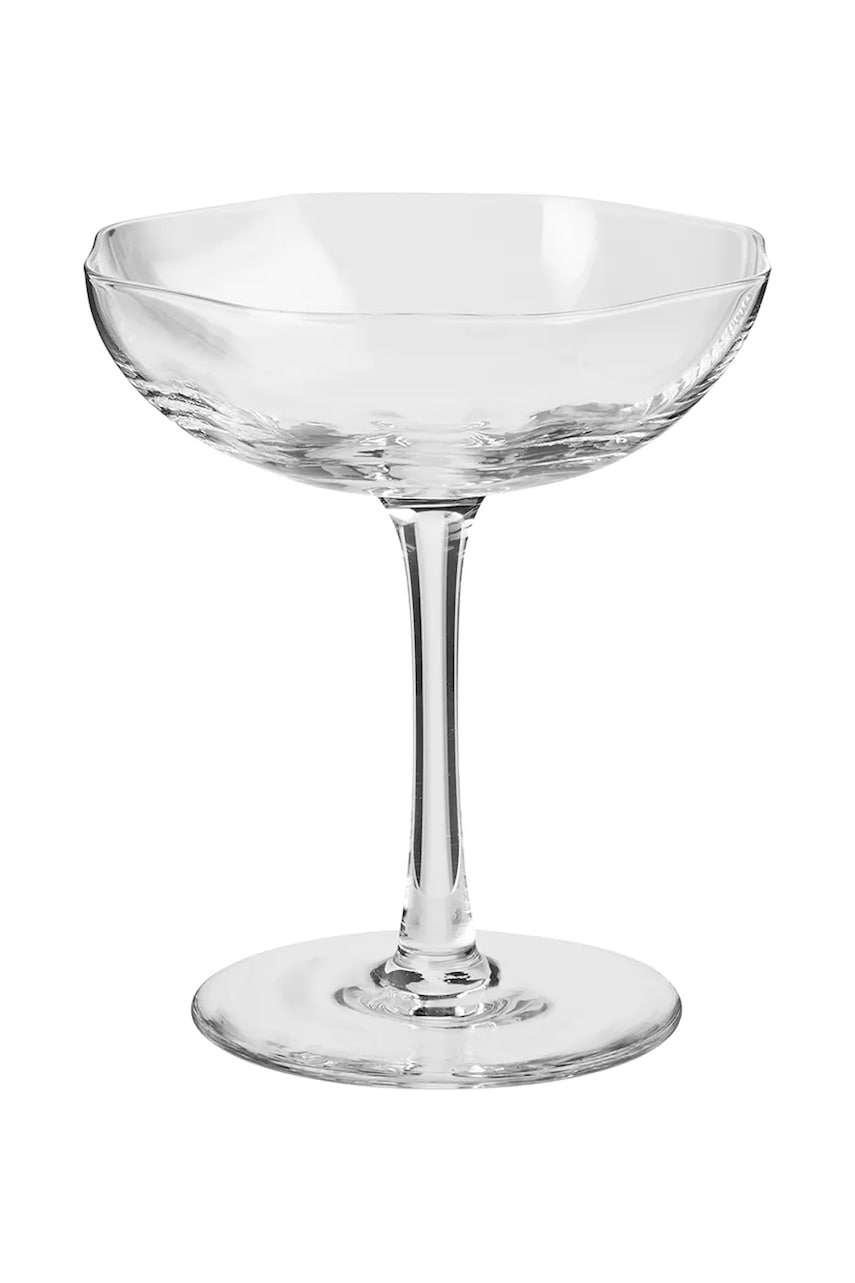 Broste Copenhagen  sklenička na šampaňské z foukaného skla 175 ml