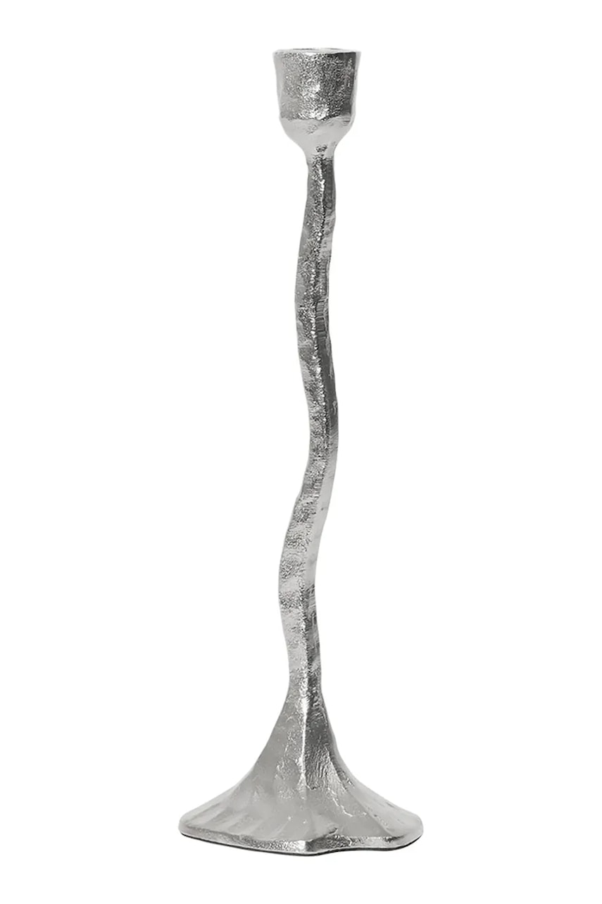 Broste Copenhagen  Svícen dekorativní z hliníku 9 x 31 cm