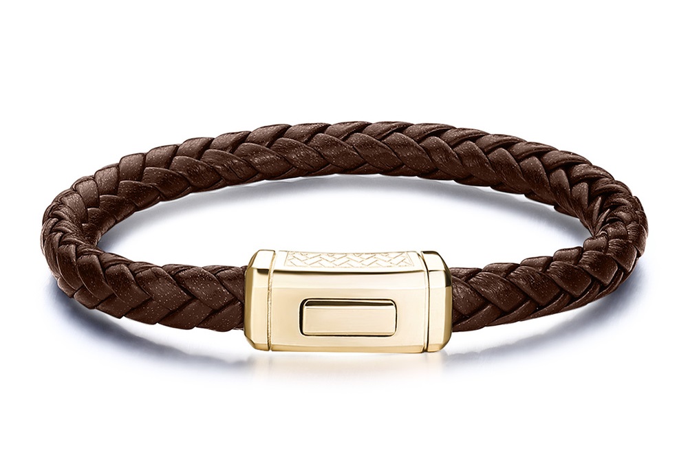 Brosway Fashion kožený náramek pro muže Logan BOA12 21 cm