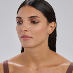 Brosway Minimalistické pozlacené náušnice Essential BNL11 0,4 cm