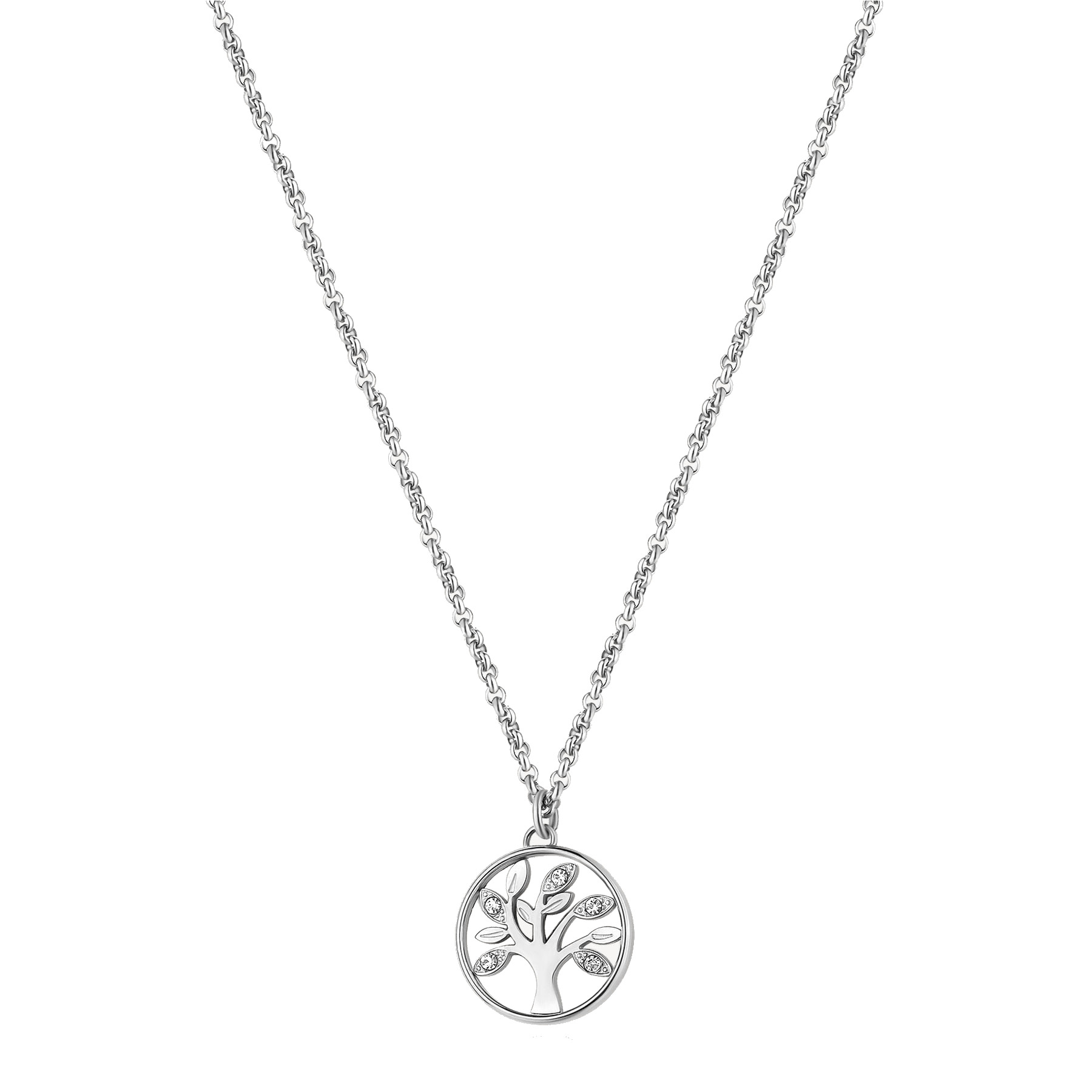 Brosway Ocelový náhrdelník Strom života Chakra BHKN093