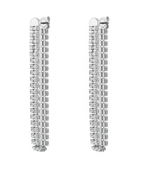 Brosway Oslnivé dlouhé náušnice s kubickými zirkony Desidery BEIE029