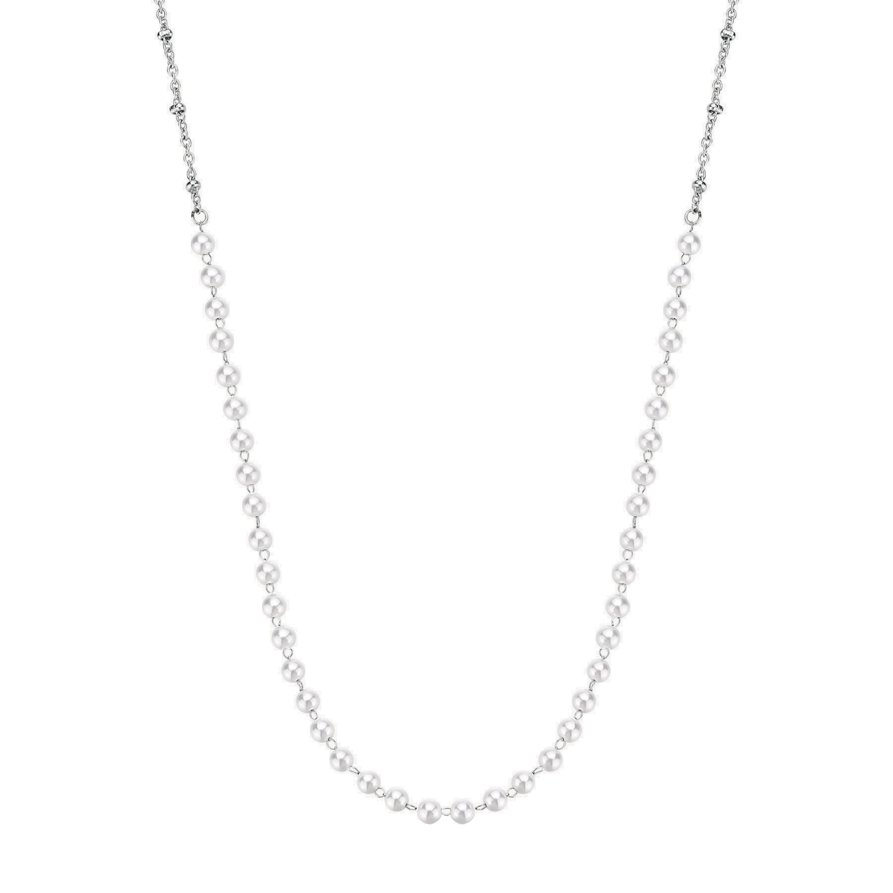 Brosway Perličkový ocelový náhrdelník Essential BNL039