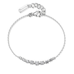 Brosway Půvabný stříbrný náramek s čirými zirkony Infinite White Fancy FIW151