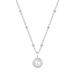 Brosway Stříbrný náhrdelník s perlou shell Essential BNL133