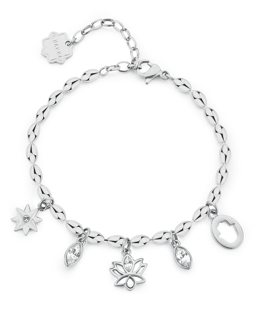 Brosway Stylový ocelový náramek s přívěsky Chakra BHKB251