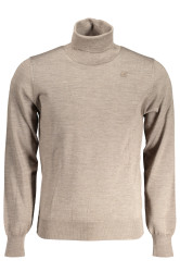 BROWN MEN'S K-WAY TURTLENECK