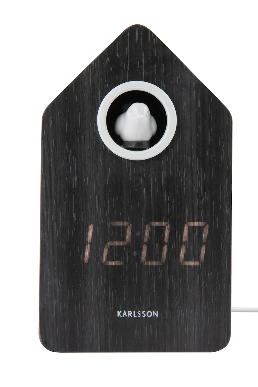 Budík Karlsson Cuckoo LED 16 cm