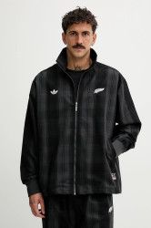 Bunda adidas Originals Firebird černá barva, přechodná, KG4633