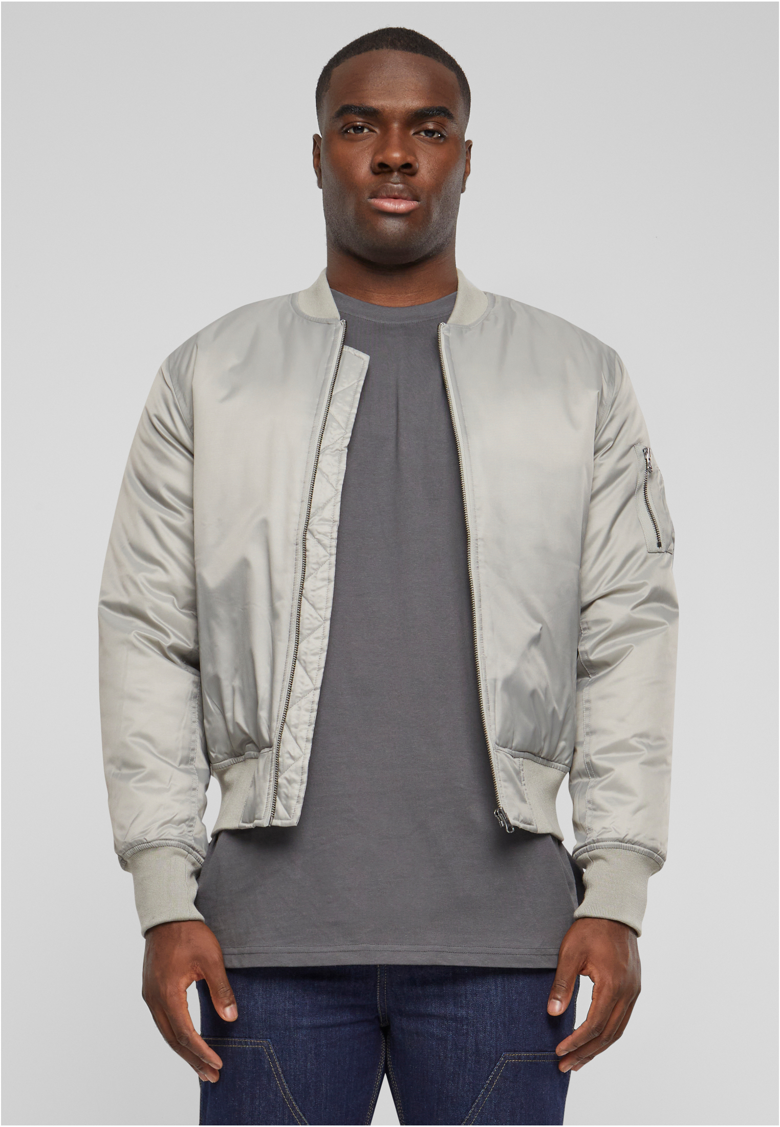 Bunda Basic Bomber v.Šedá