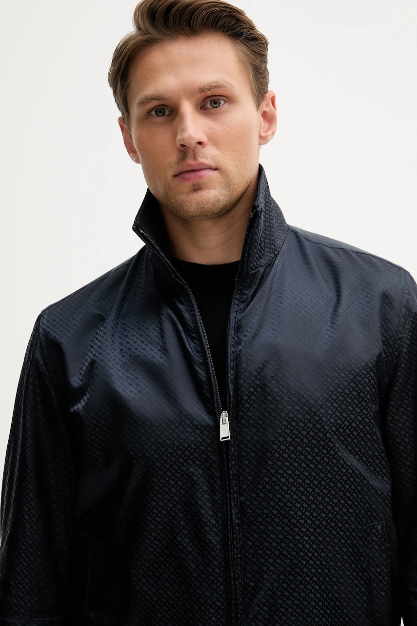 Bunda BOSS C-Casamu tmavomodrá barva, přechodná, 50540458