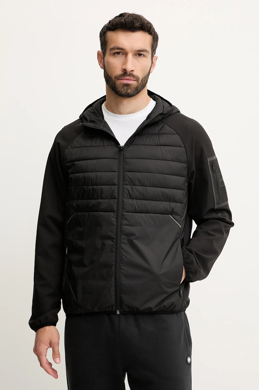 Bunda BOSS Green J_Urbanex Hybrid HD černá barva, přechodná, 50541032