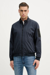 Bunda BOSS Green OW_Join JT tmavomodrá barva, přechodná, 50556129