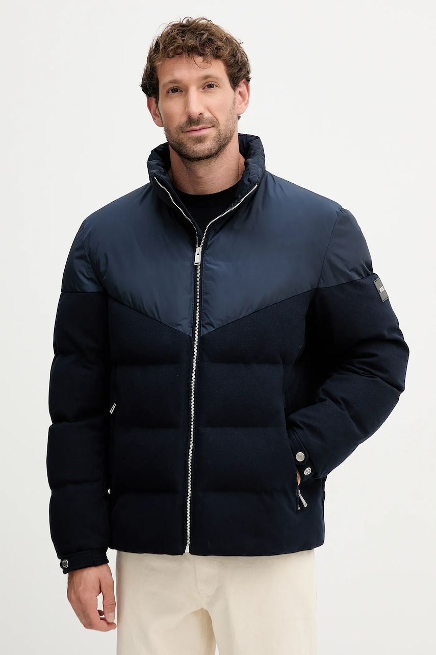 Bunda BOSS H-Clanello1 tmavomodrá barva, zimní, 50548810