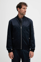 Bunda BOSS H-Comber-253 tmavomodrá barva, přechodná, 50544097