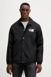 Bunda Calvin Klein Jeans černá barva, přechodná, LV04RC515G