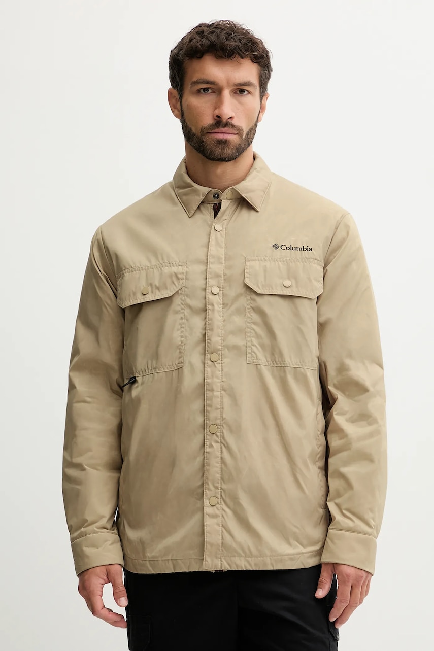 Bunda Columbia Landroamer zelená barva, přechodná, 2134301