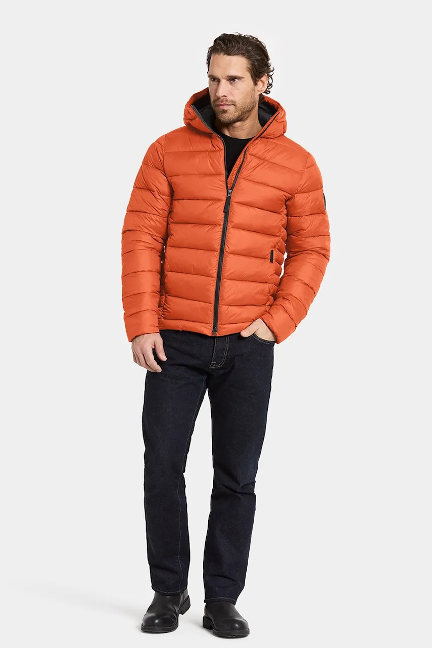 Bunda Didriksons ED oranžová barva, přechodná, 505919