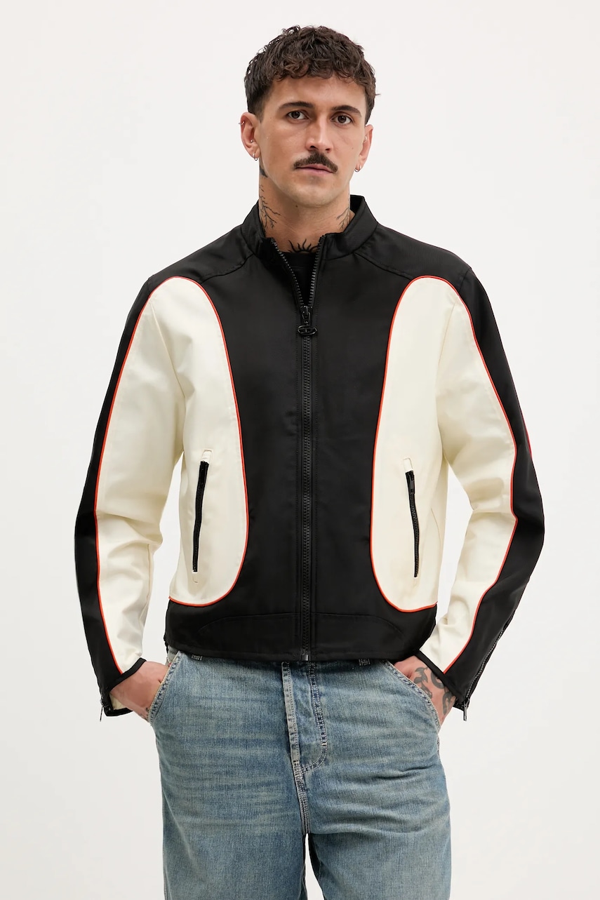 Bunda Diesel J-BLINK-WRD černá barva, přechodná, A19442.0PDAI