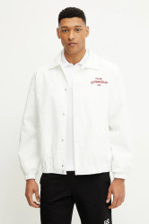 Bunda EA7 Emporio Armani bílá barva, přechodná, AF13535.7M000255