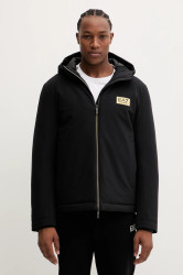 Bunda EA7 Emporio Armani černá barva, zimní, AF13563.7M001020