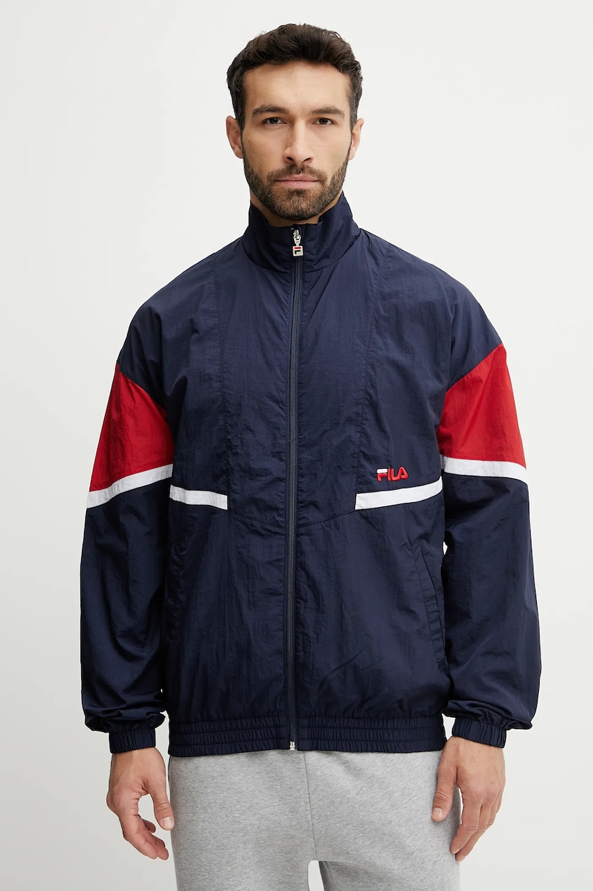 Bunda Fila Lochristi tmavomodrá barva, přechodná, FAM0917