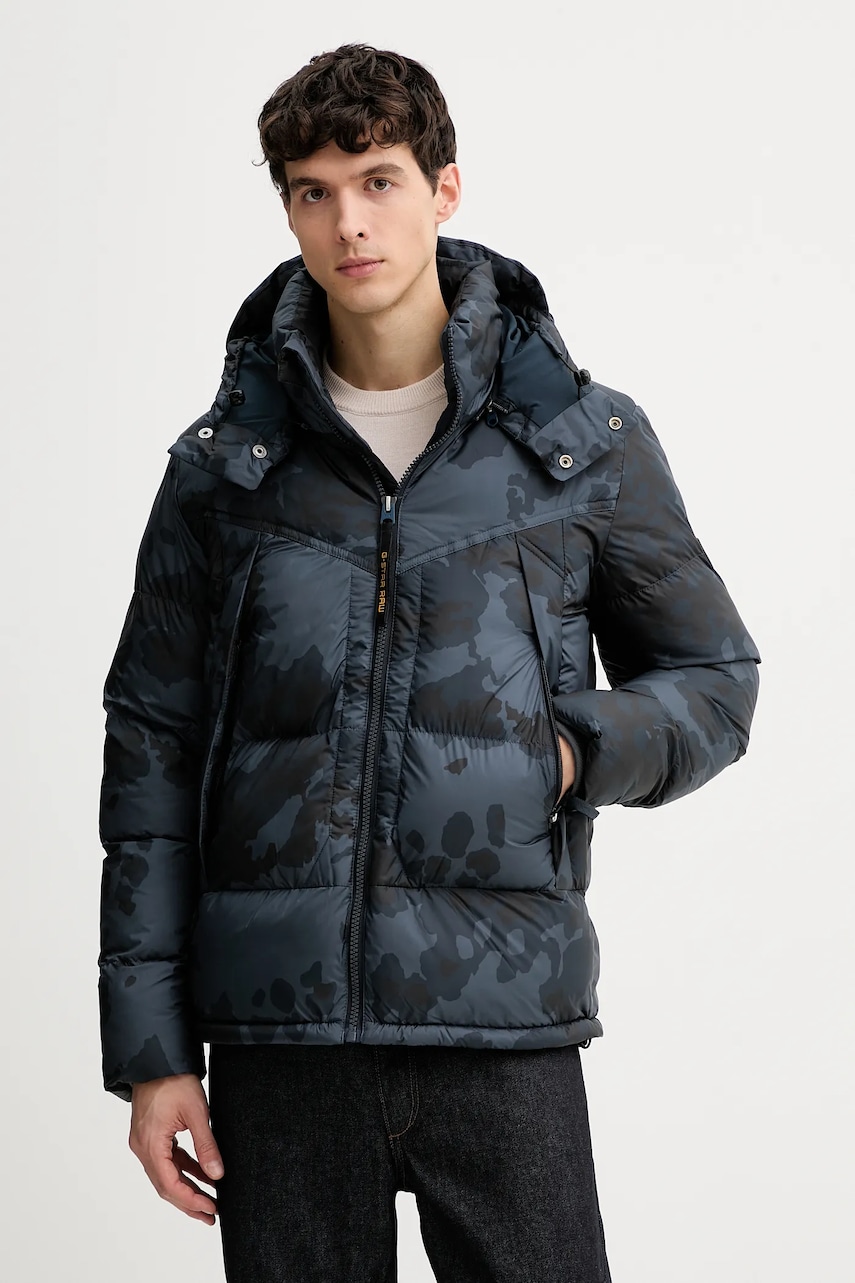 Bunda G-Star G-Whistler šedá barva, zimní, D26885-C441