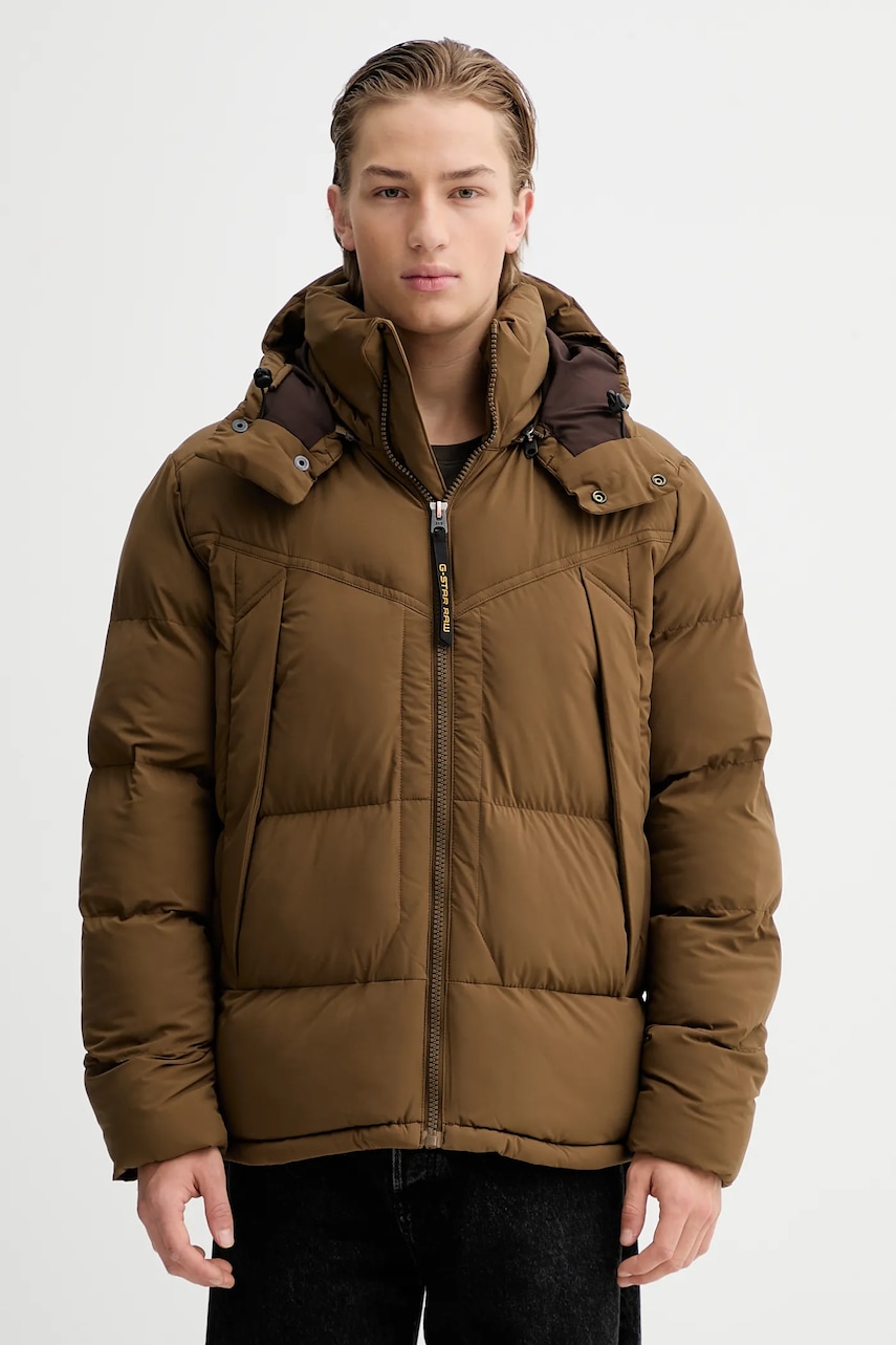 Bunda G-Star G-Whistler zelená barva, zimní, D26885-D518-9186