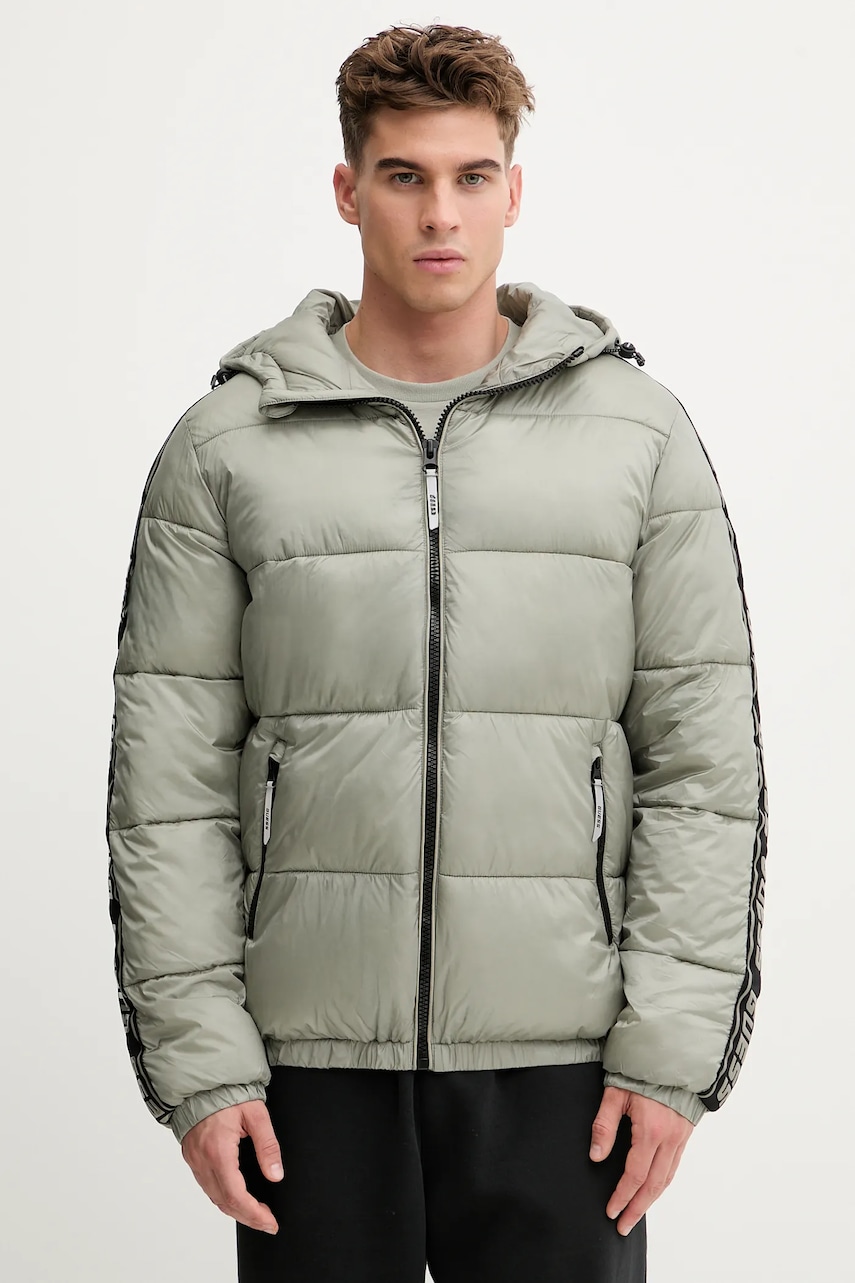 Bunda Guess ARLO zelená barva, zimní, Z5BL17 WO06I