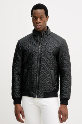 Bunda Guess černá barva, přechodná, M5BL2E W1050