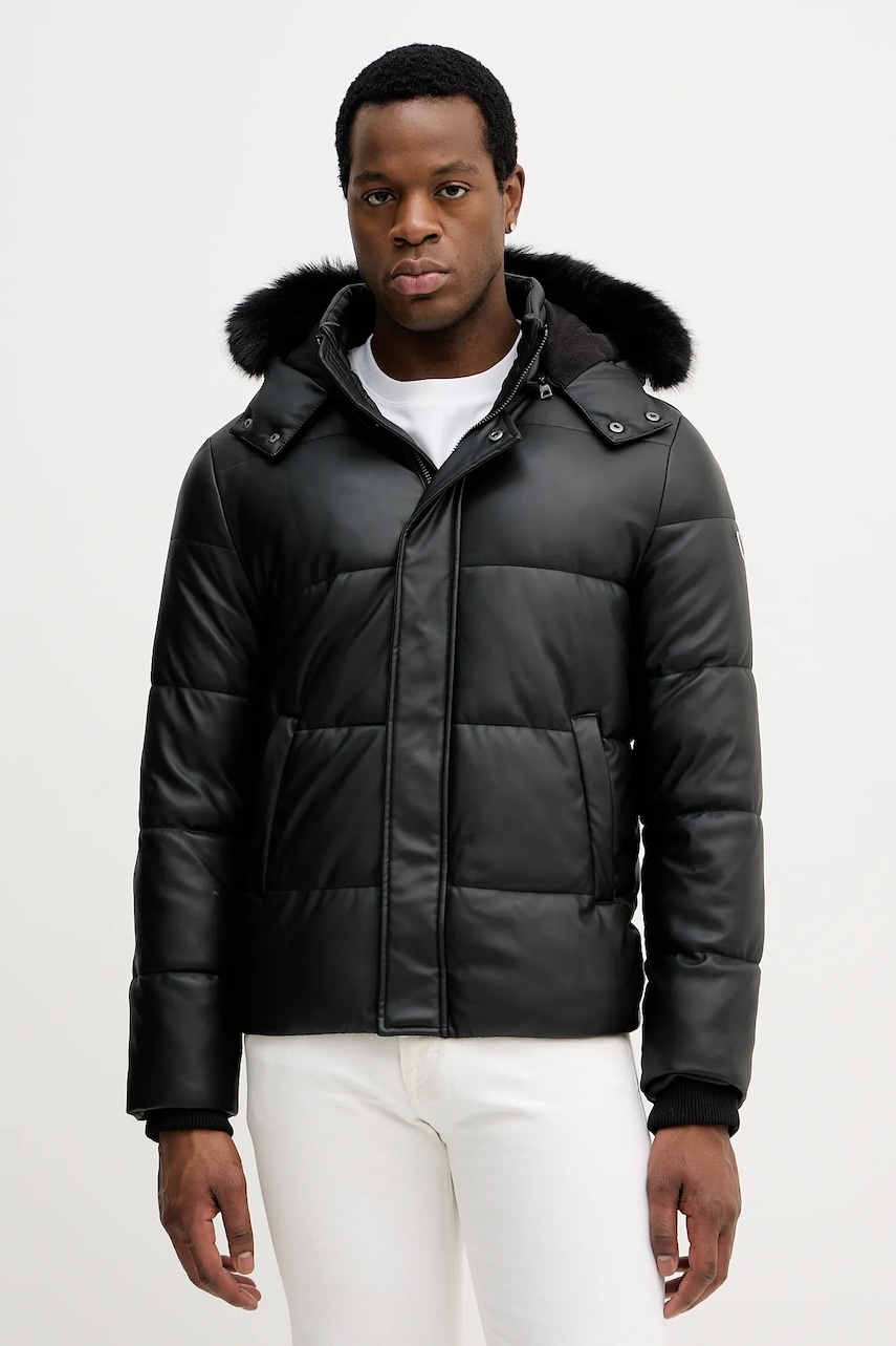 Bunda Guess černá barva, zimní, M5BL2F W1050