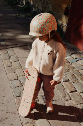 Bunda Konges Sløjd JAZZ TEDDY BOMBER JACKET GRS béžová barva, KS103482