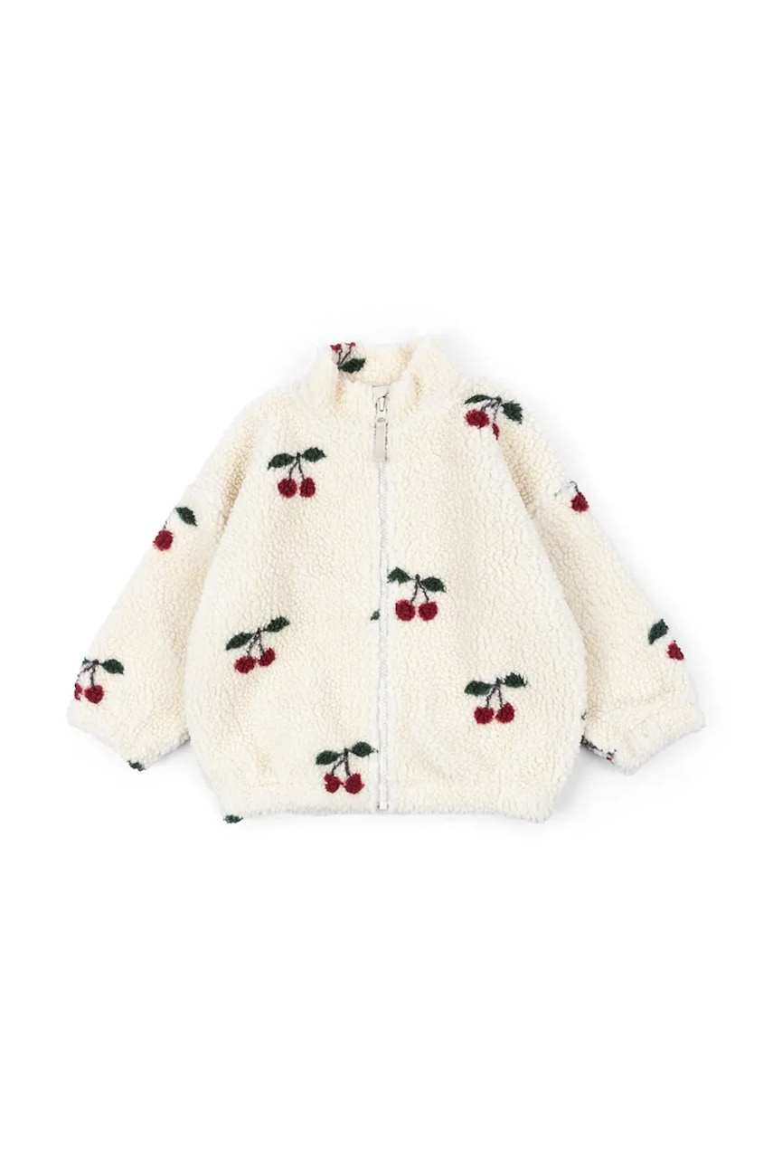Bunda Konges Sløjd JODY TEDDY JACKET GRS bílá barva, KS103479