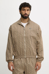 Bunda Lacoste béžová barva, přechodná, BH8902