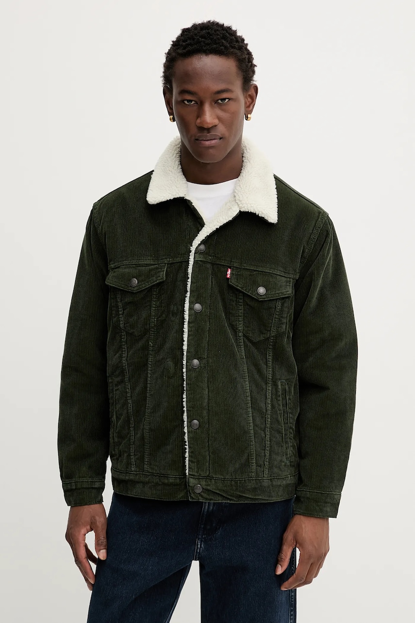 Bunda Levi's zelená barva, přechodná, A5784