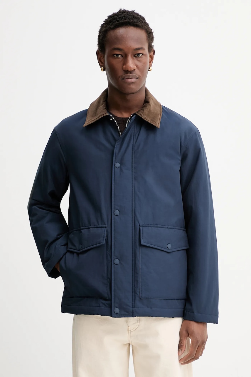 Bunda Marc O'Polo tmavomodrá barva, přechodná, 5000007604