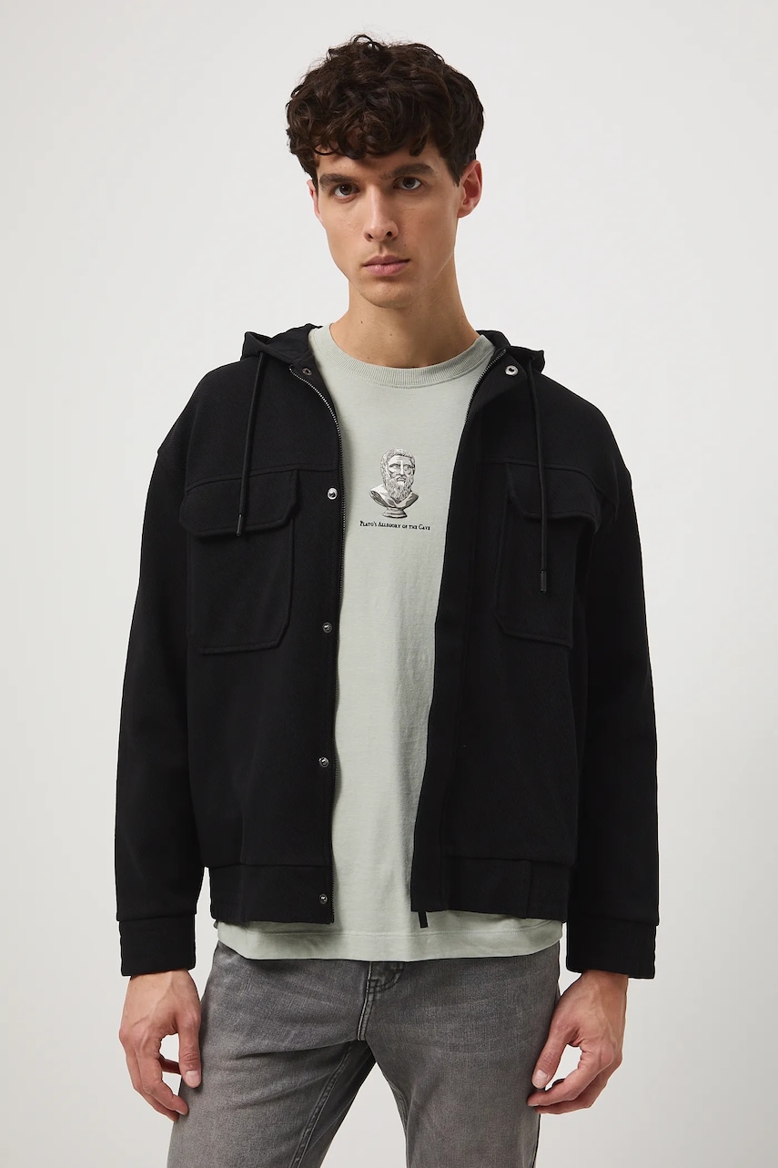 Bunda Medicine pánská, černá barva