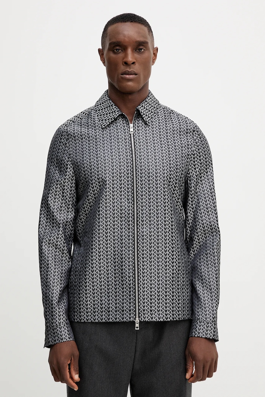 Bunda Michael Kors šedá barva, přechodná, CT52086HN8