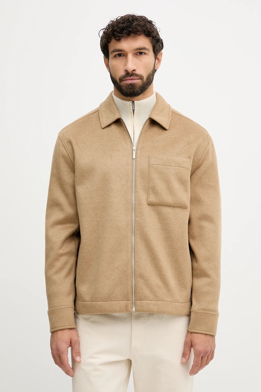 Bunda Michael Kors zelená barva, přechodná, CF552LJJW6