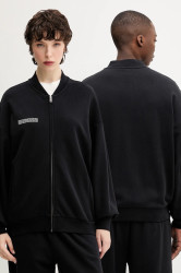 Bunda Pangaia Midweight Bomber Jacket černá barva, přechodná, 10002360