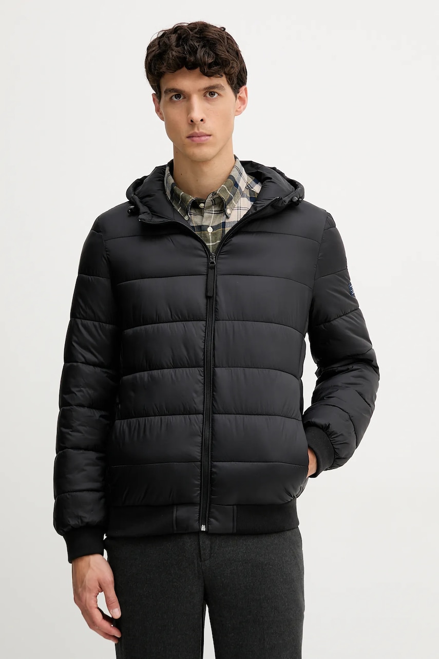 Bunda Pepe Jeans černá barva, přechodná, PM4027187