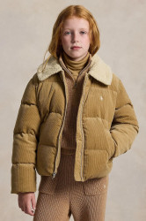 Bunda Polo Ralph Lauren béžová barva, 313978743002