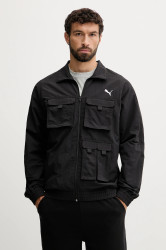 Bunda Puma černá barva, přechodná, 632092
