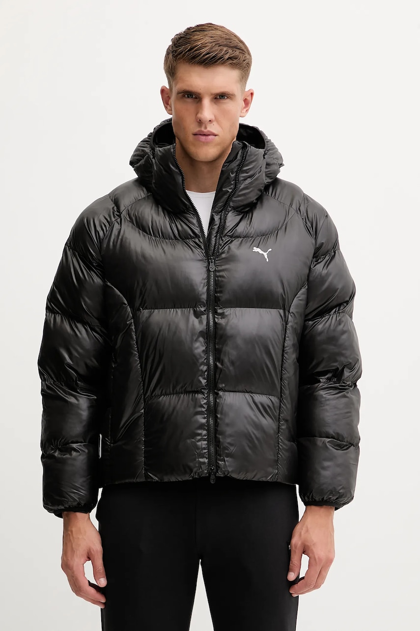 Bunda Puma černá barva, zimní, 632162