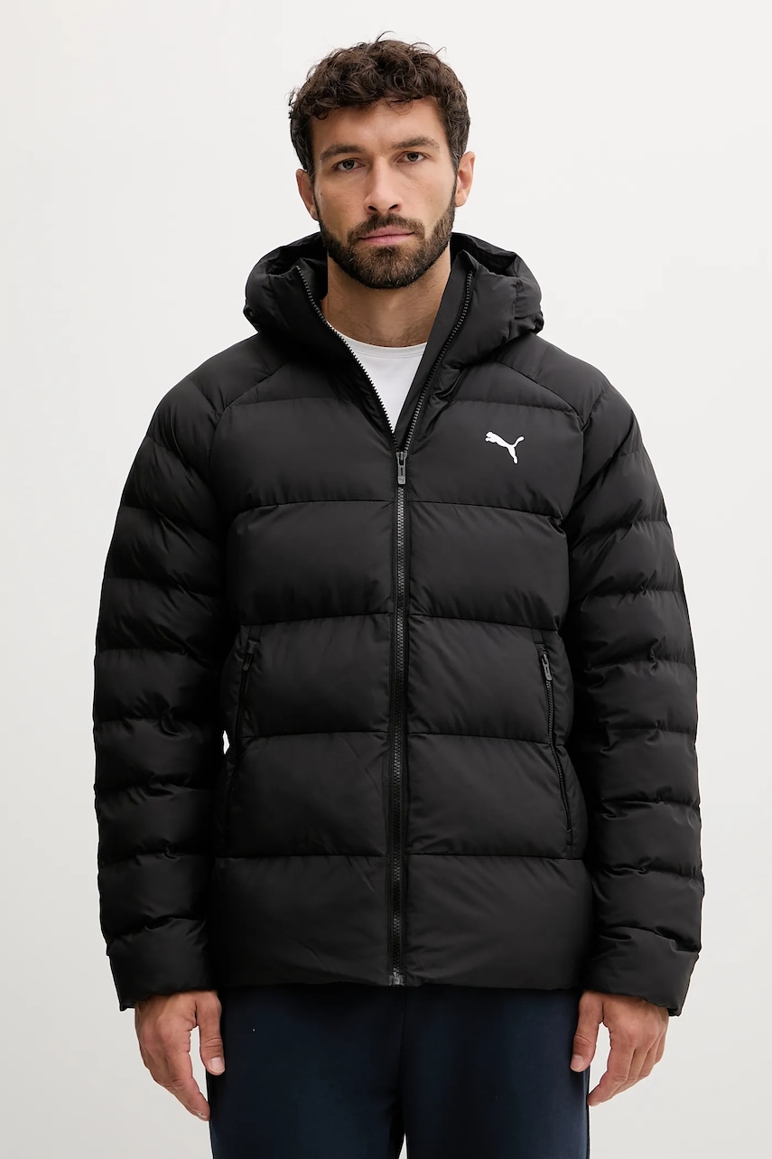 Bunda Puma černá barva, zimní, 688367