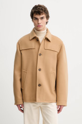 Bunda s příměsí vlny Filippa K béžová barva, 31916