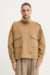 Bunda s příměsí vlny Pinko