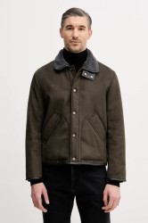 Bunda Sisley zelená barva, přechodná, 2KVHSN04B