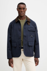 Bunda Tommy Hilfiger tmavomodrá barva, přechodná, MW0MW40596