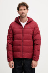 Bunda Tommy Hilfiger vínová barva, přechodná, MW0MW41983